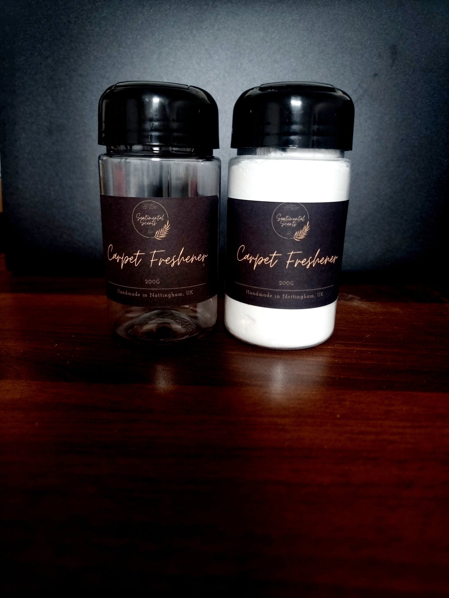 Carper Freshener Shaker Bottle